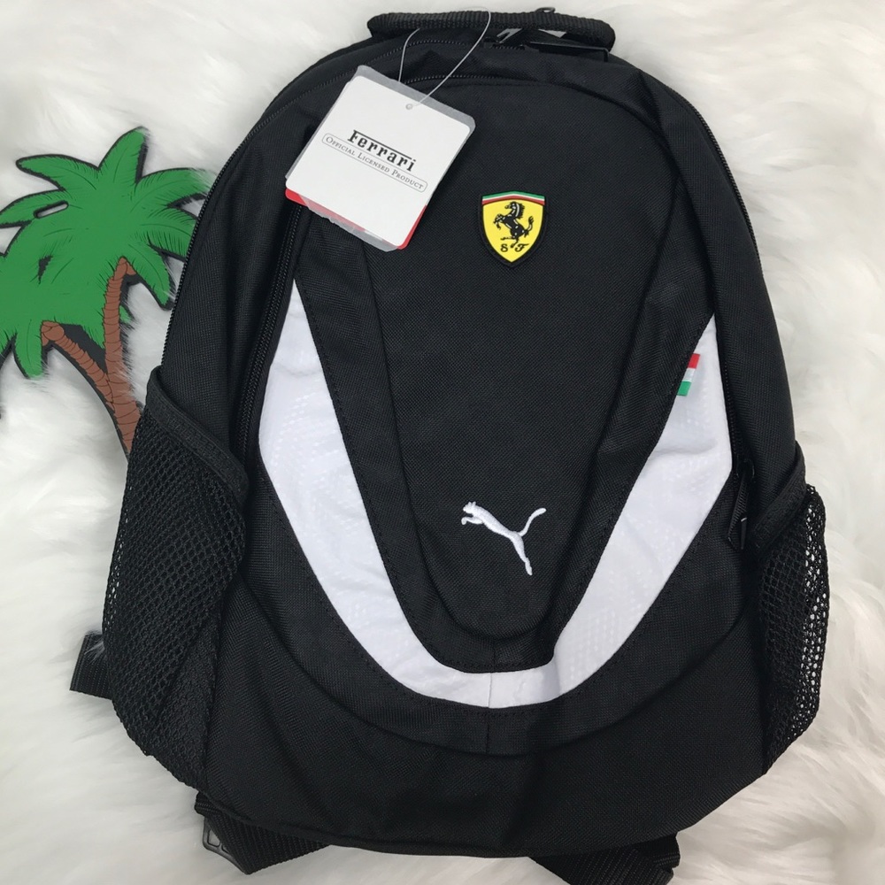 Puma Ferrari official black bag backpack new