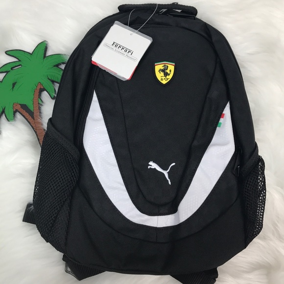 Puma Ferrari official black bag backpack new - Picture 1 of 4