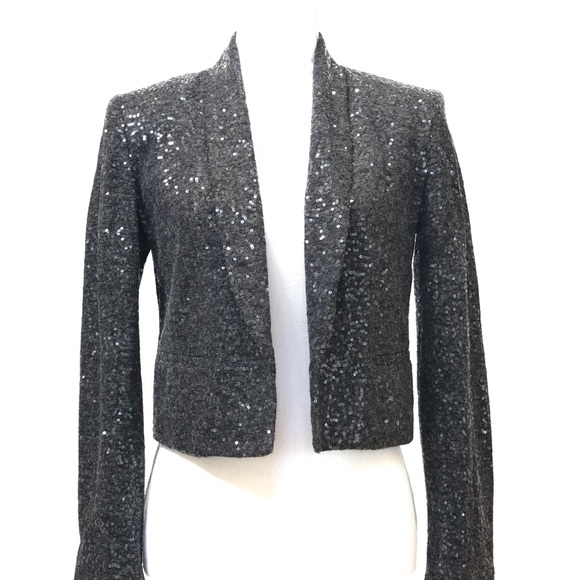 Kenneth Cole Jackets & Blazers - KENNETH COLE Sequined Crop Jacket Sz 4