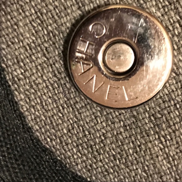 Chanel Deauville 💎Traded💎Distressed Grey Large - Picture 8 of 8
