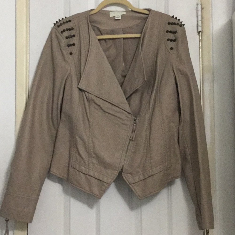 Forever 21 pu leather jacket