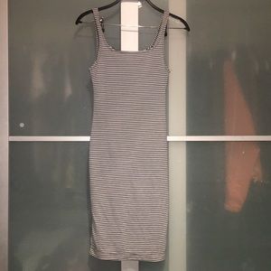 Zara Trafaluc striped body on dress