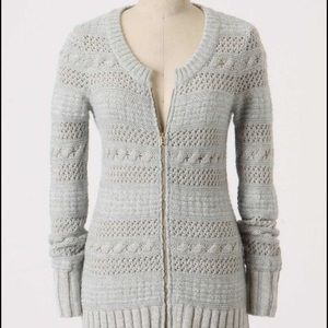 Anthropologie Sleeping on Snow pixie dust cardigan