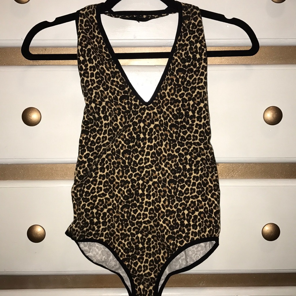 American Apparel Cotton Spandex Halter Bodysuit