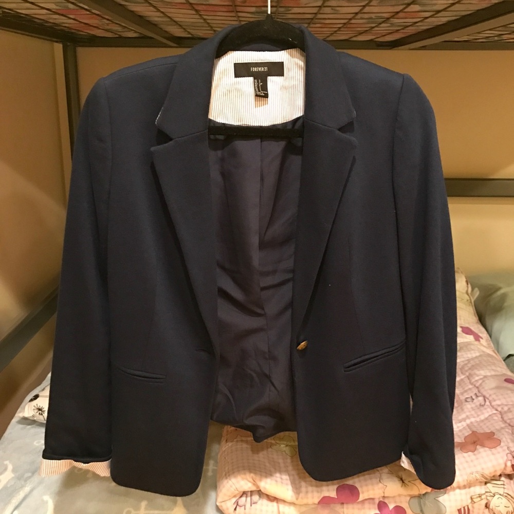 Forever 21 Cotton casual blazer
