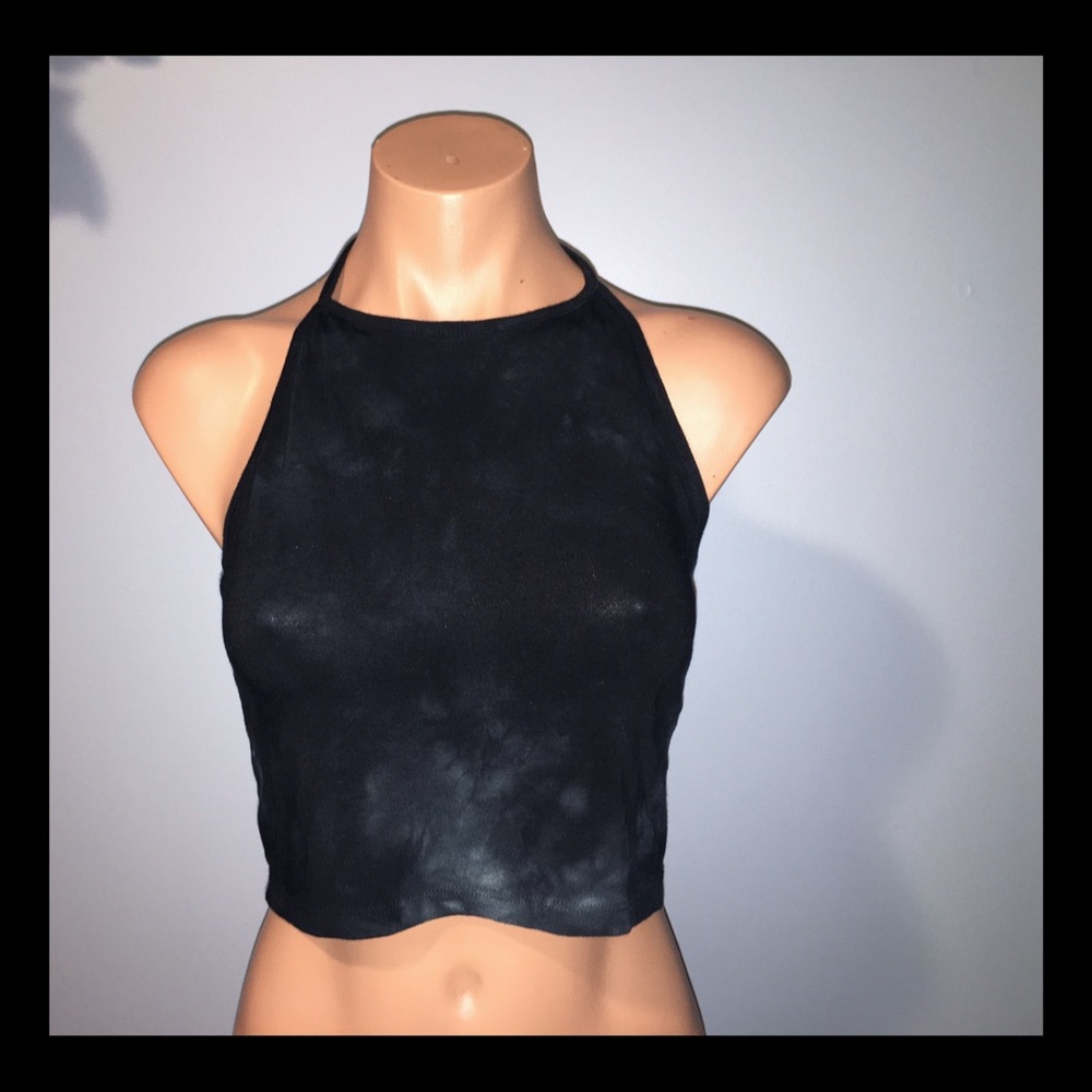 Brandy Melville Acid Wash Halter Top 🌻