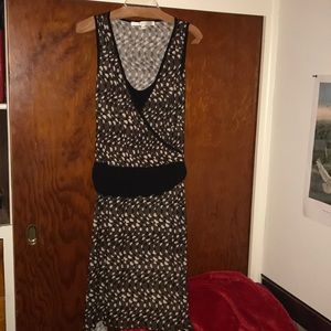 Studio M faux wrap sleeveless dress geometric as S