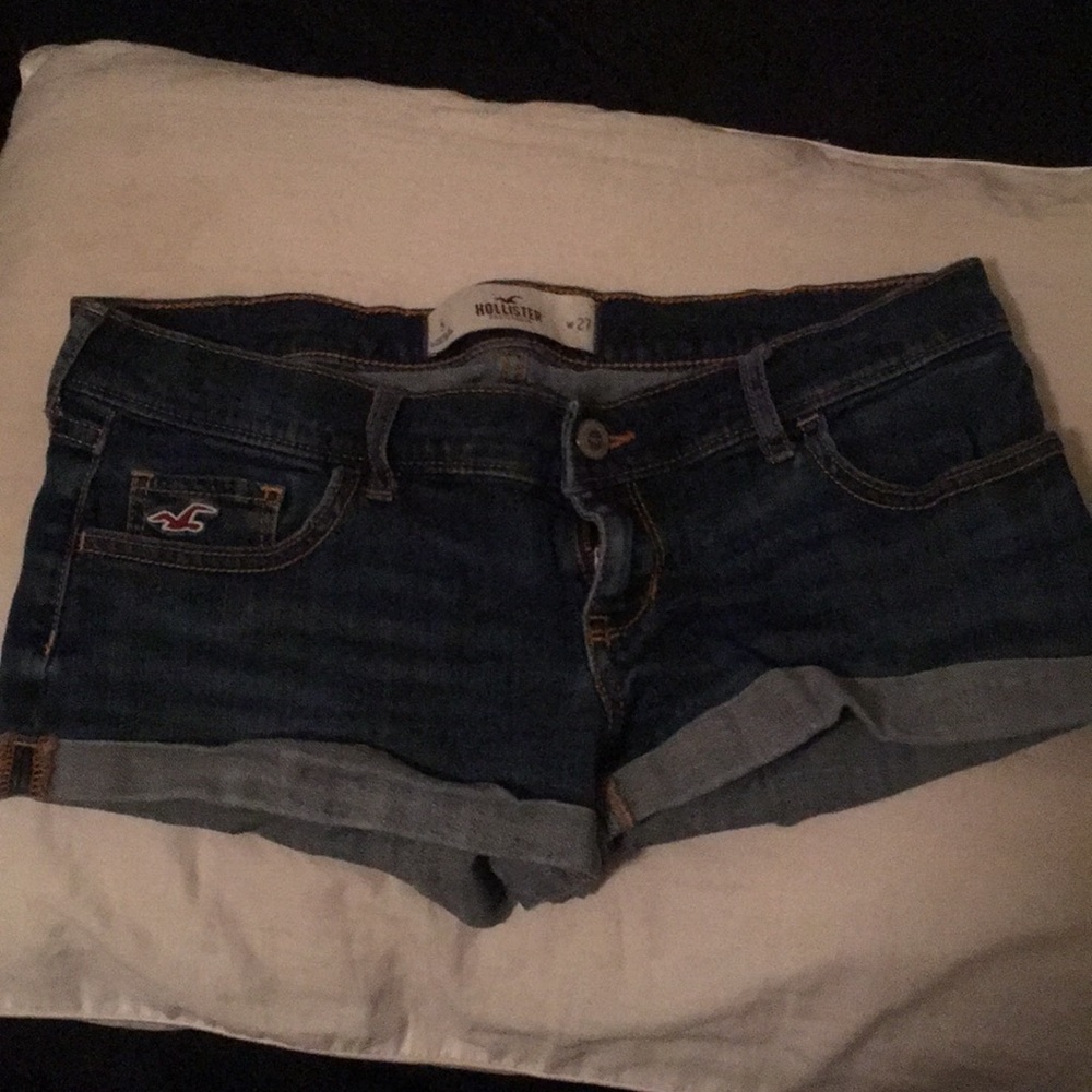 Denim shorts
