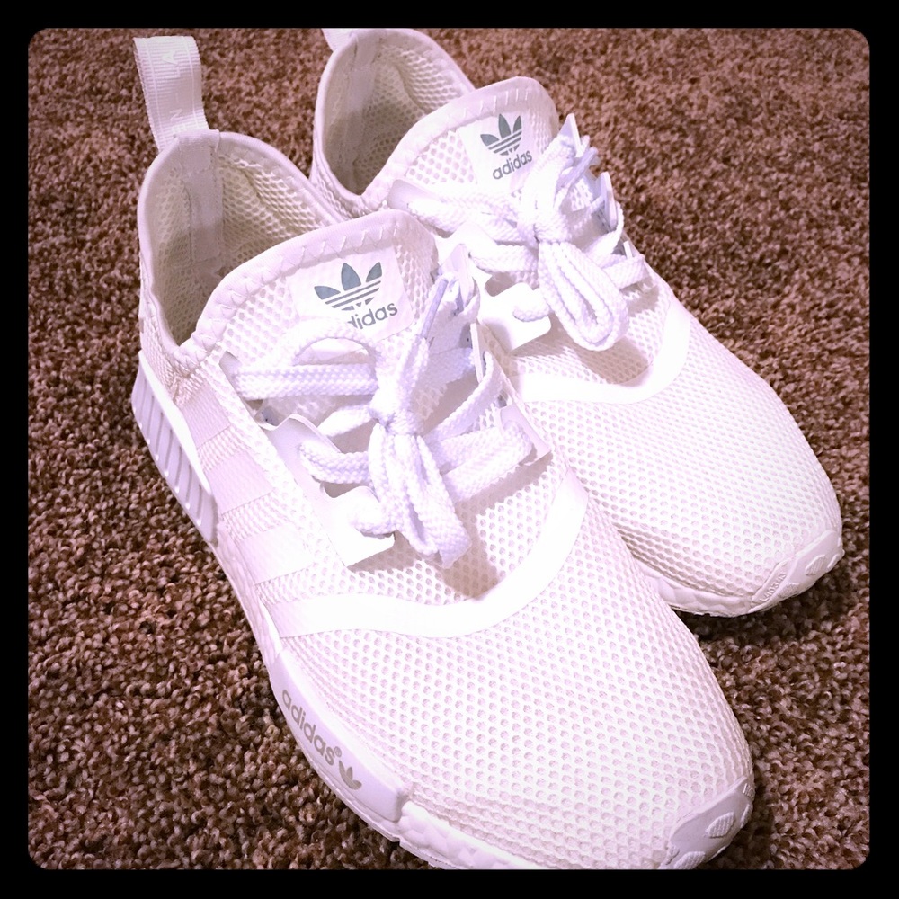 Triple white nmd size 10 used