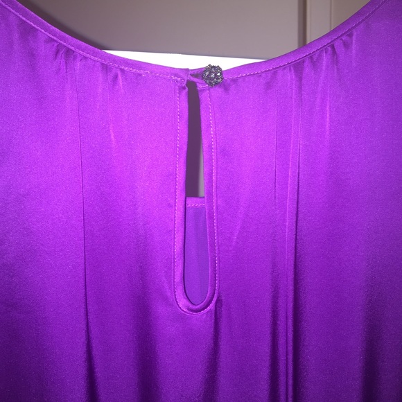 NWT Cluny Asymmetric Peplum Silk Charmeuse Dress - Picture 4 of 6