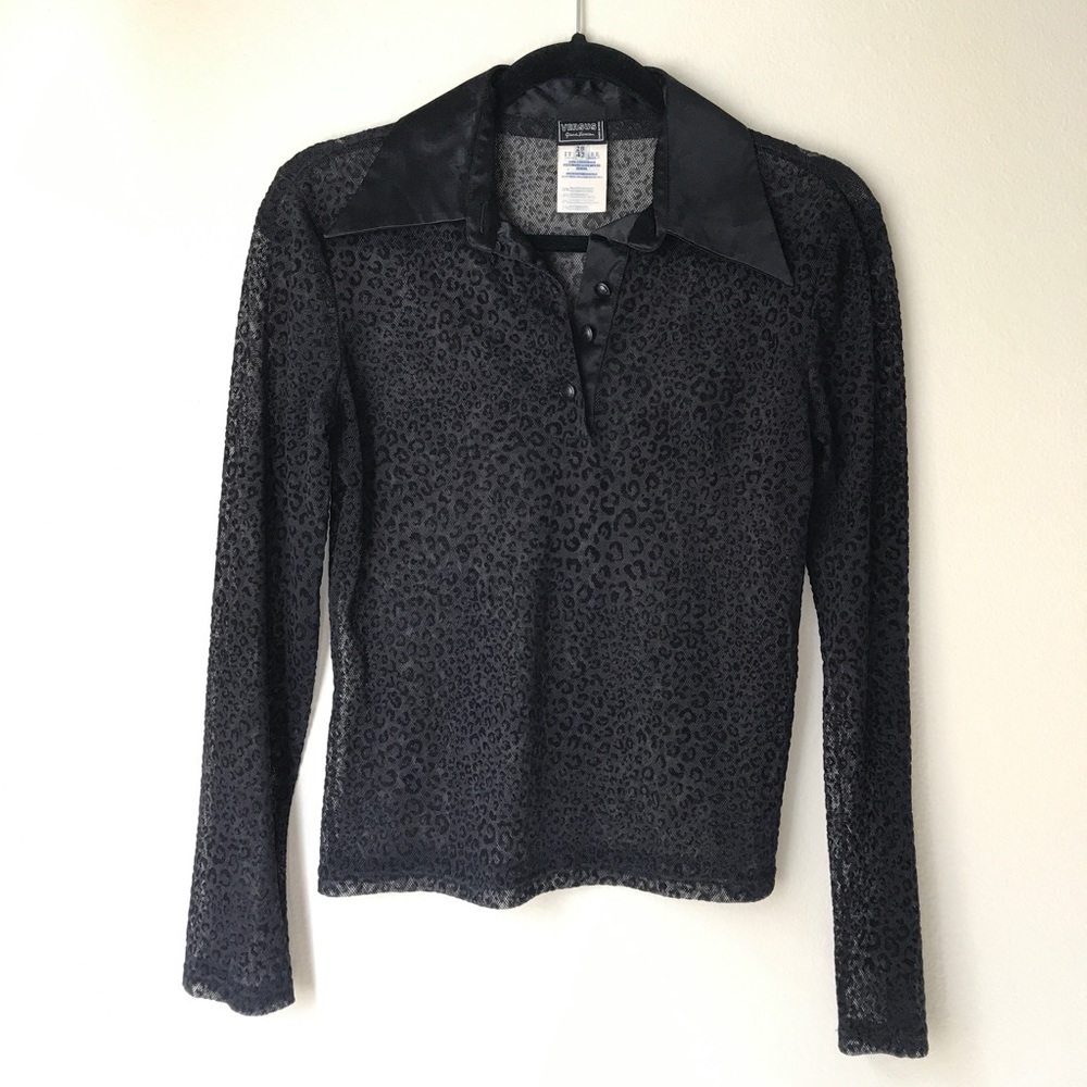 Vintage Versus Gianni Versace Black Top size M