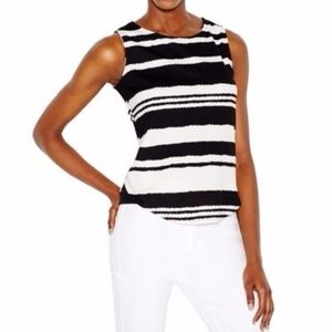 BAR III Sleeveless Striped Top