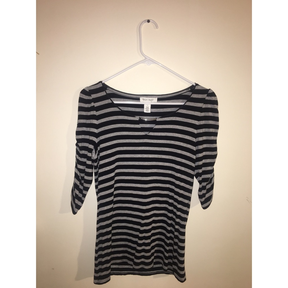 White House Black Market Striped Top