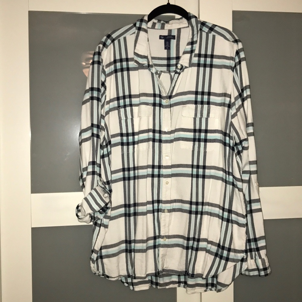 Gap Boyfriend Fit Flannel XXL.