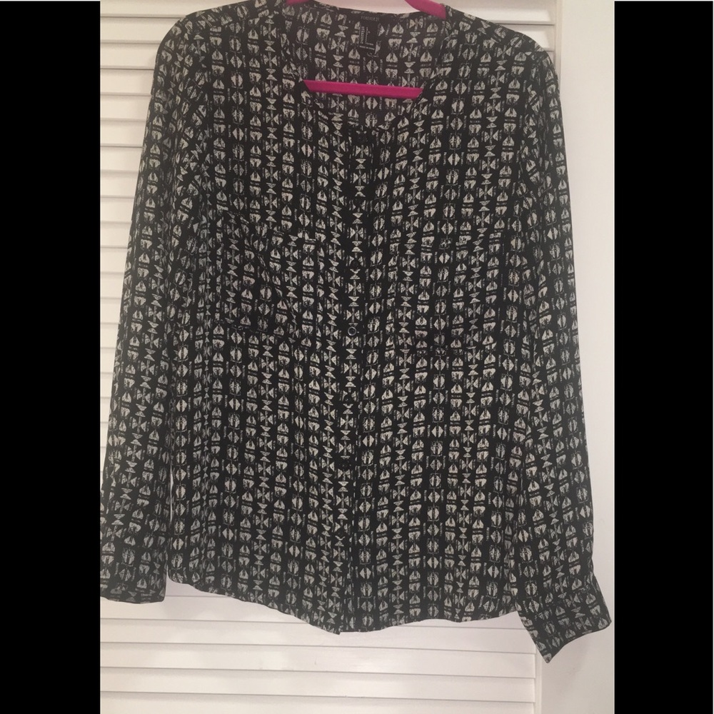 Long sleeve Button up Top