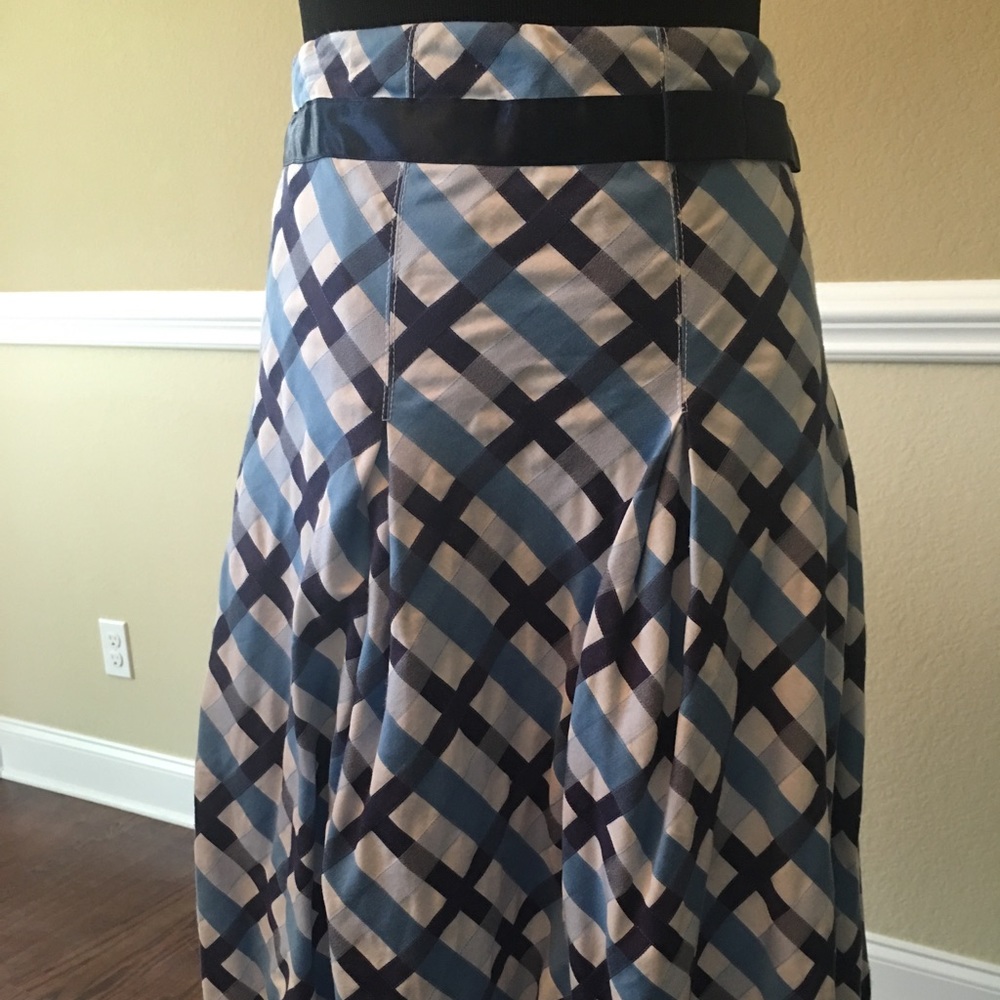 Tommy Hilfiger Plaid A-Line Skirt