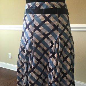Tommy Hilfiger Plaid A-Line Skirt
