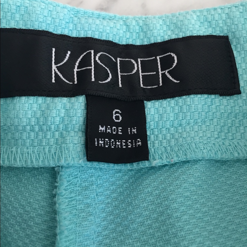 Kasper Turquoise Pants - Picture 3 of 5