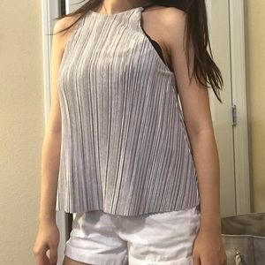 Grey high neck cami top urbun outfitters