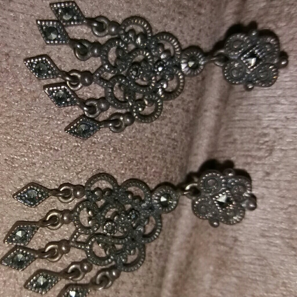 Small dangly earrings