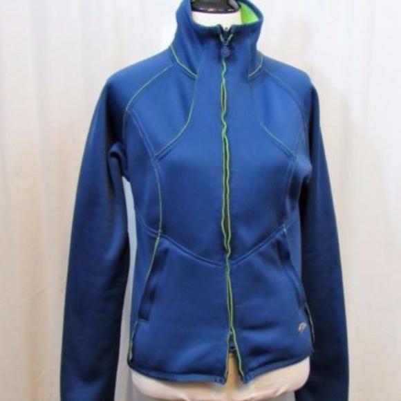 Nike Jackets & Blazers - Nike Blue Green Full Zip Exercise Workout Jacket S