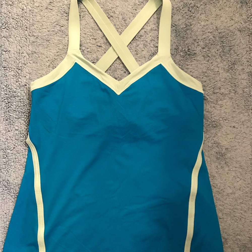 Lululemon blue tank top-sz8