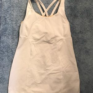 Lululemon white tank top- sz 6