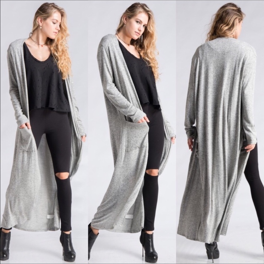 Brushed Knit Duster🎉❤Host Pick🎈🎉