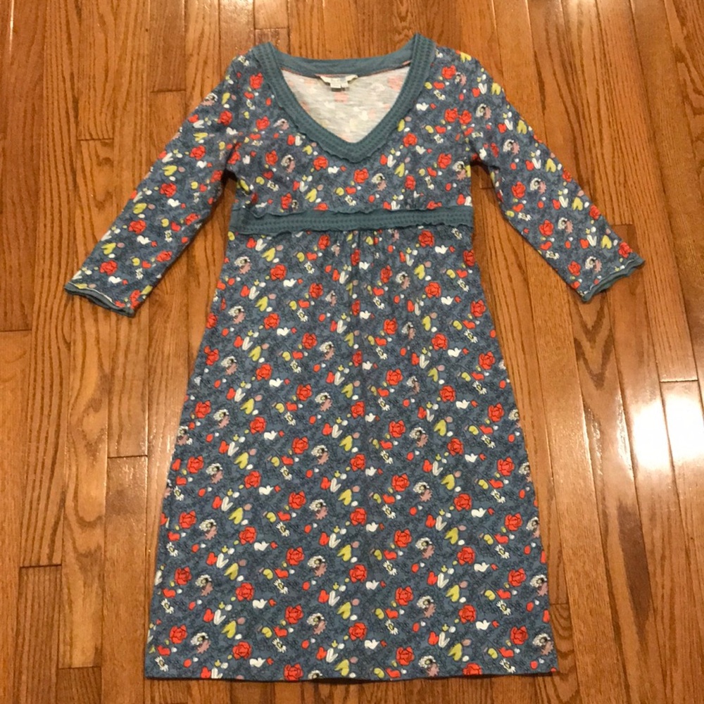 Boden soft cotton floral dress size 6R