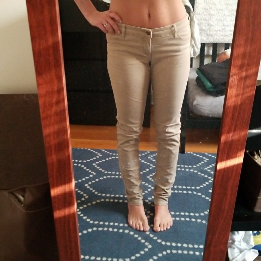 Hollister skinny khaki pants