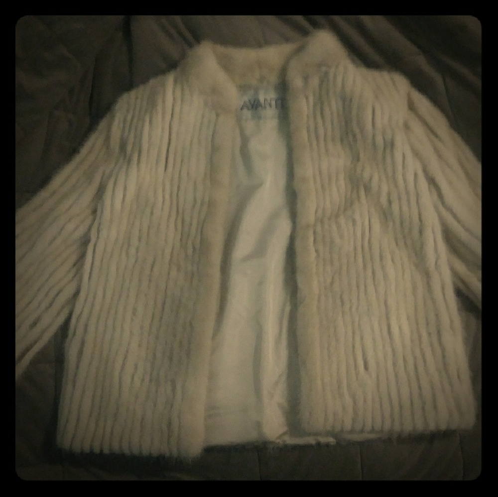 Avanti/saga authentic mink fur coat