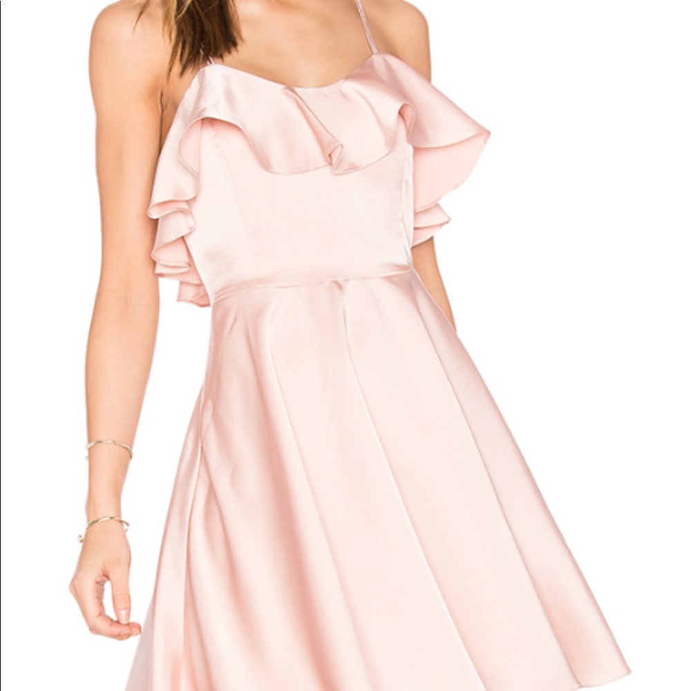 Beautiful Ruffled fit and flare dress