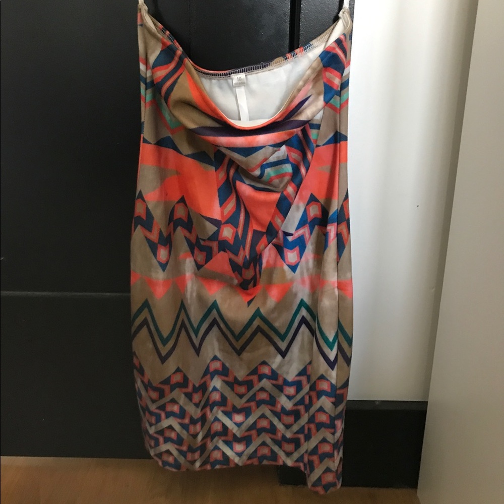 Multi patterned dress