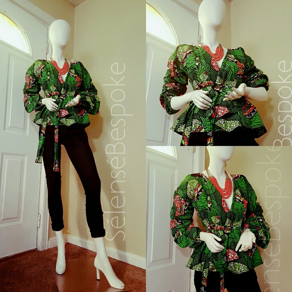 Custom made Ankara/ African Print Jacket