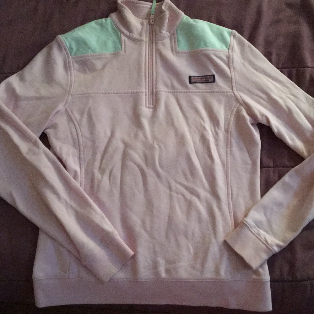 Pink and mint Vineyard Vines shep shirt, xs
