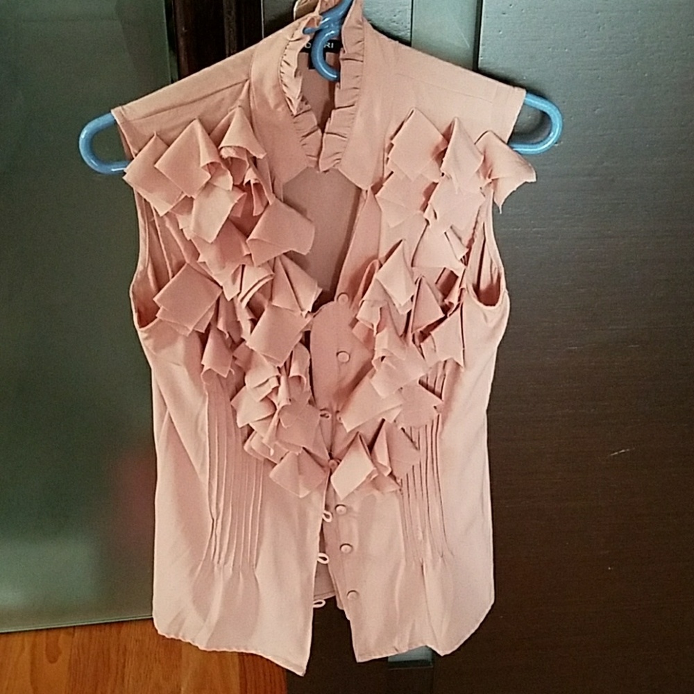 Blush pink color Blouse Medium Size