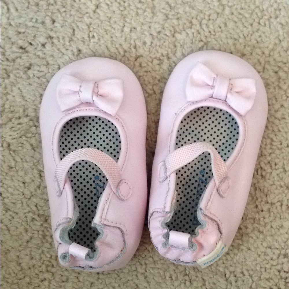 Robeez leather Pink Ballet Flats