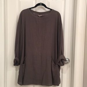 Urban Outfitters Linen Smock Shirt/Dress