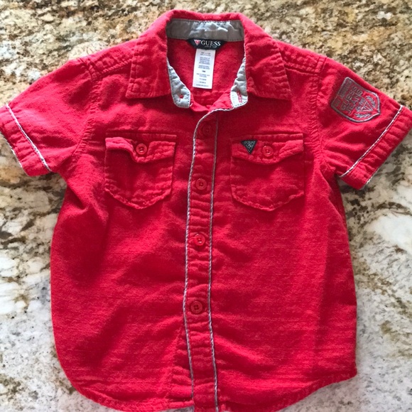 baby boy red shirt