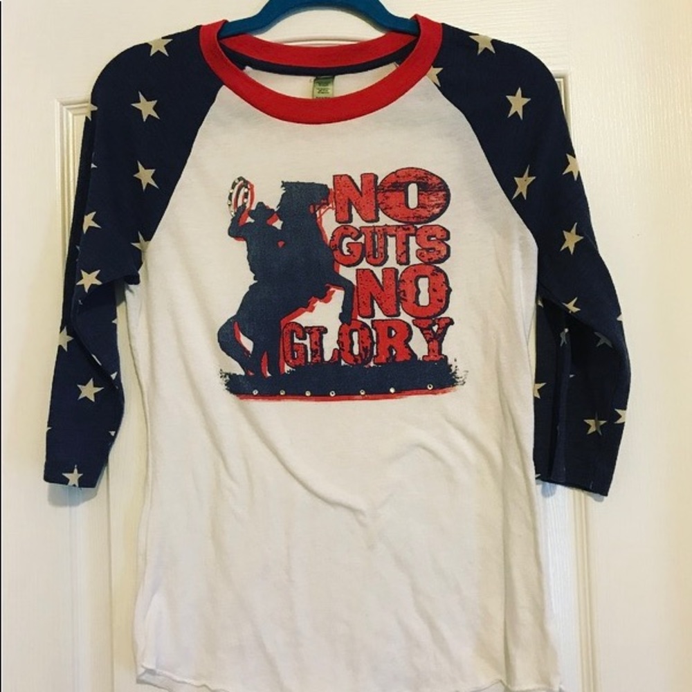 No Guts No Glory Baseball Style Shirt