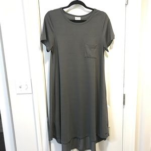 Lularoe Gray Carly Dress