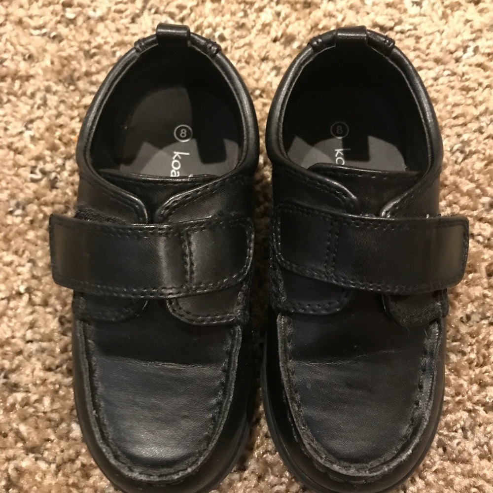 Toddler boy black dress shoes