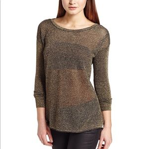 Gold Sheer Sweater