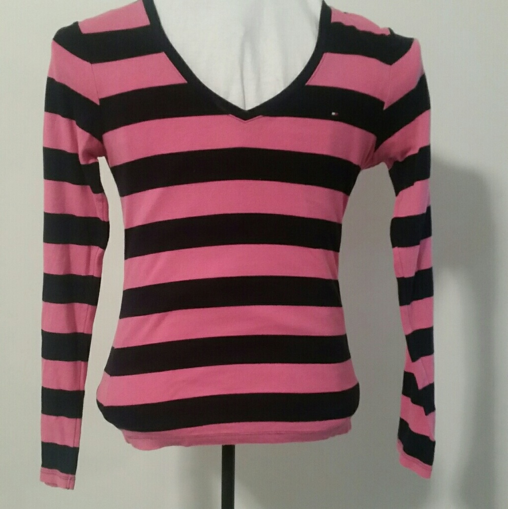 Tommy Hilfiger Long Sleeve Striped Tee