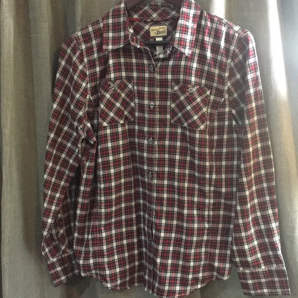 Practically new Bass plaid shirt