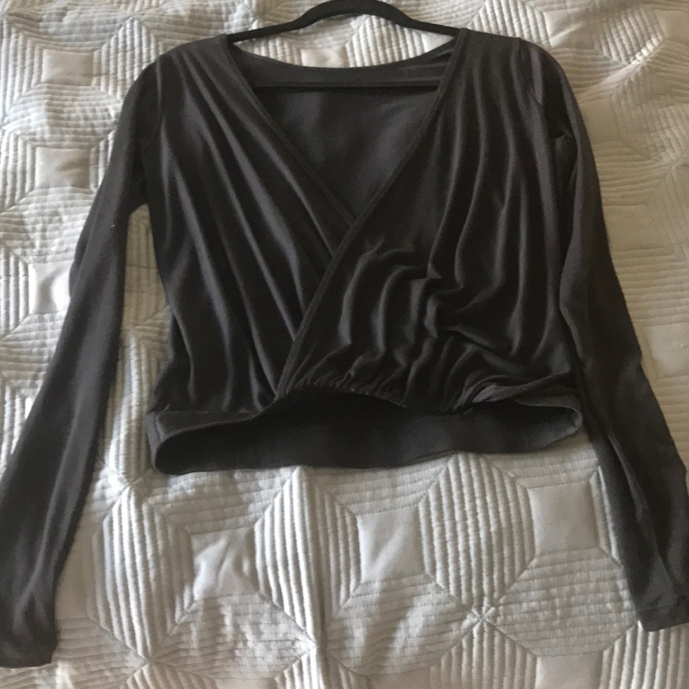Black Chris cross top from Nike