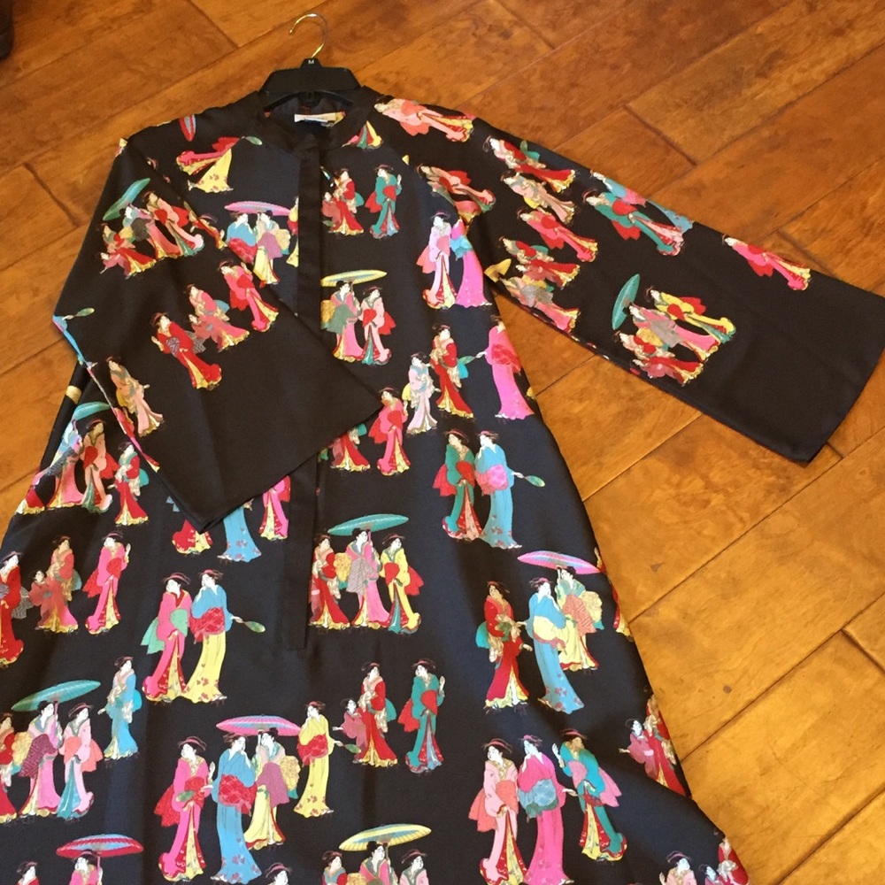 Natori Full Length Caftan Gown Robe - XS