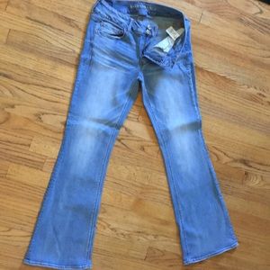 AE super stretch "artist flare" jeans size 12