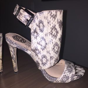 Vince Camuto Snake Skin Heels