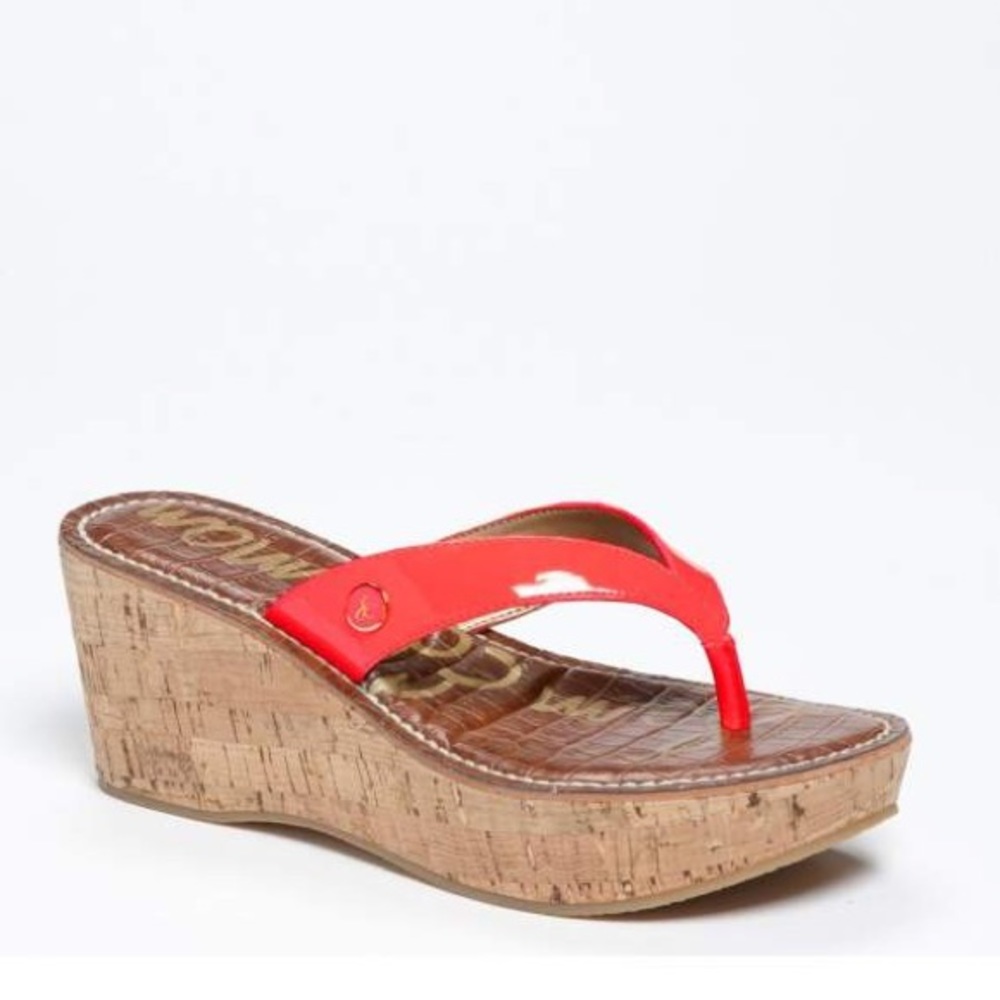 Sam Edelman Romy coral wedges